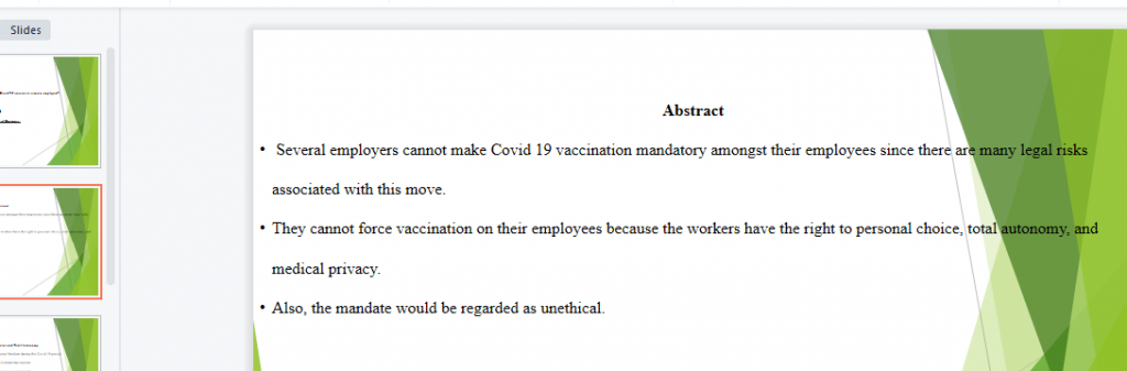 Should businesses require employees to have the Covid-19 vaccine to remain employed? 