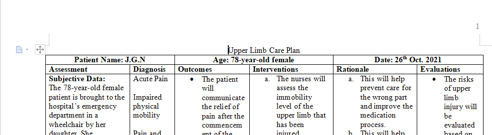 Physical Therapy aspects