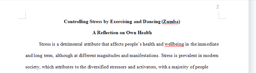 Controlling stress by exercising , dancing(zumba)