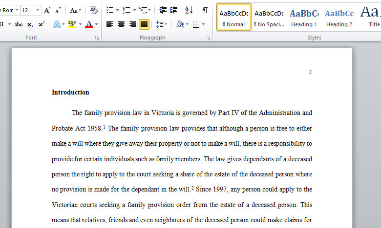 2015 Legislative Amendments