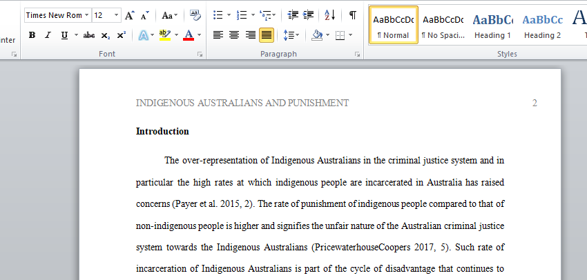 Indigenous Australians and Punishment