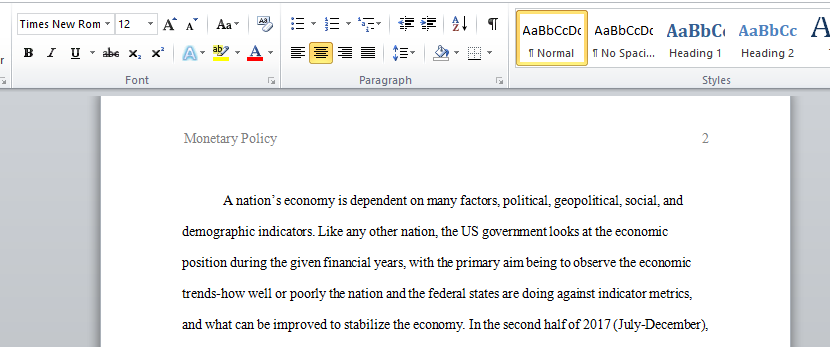 Interest Rates and Monetary Policy