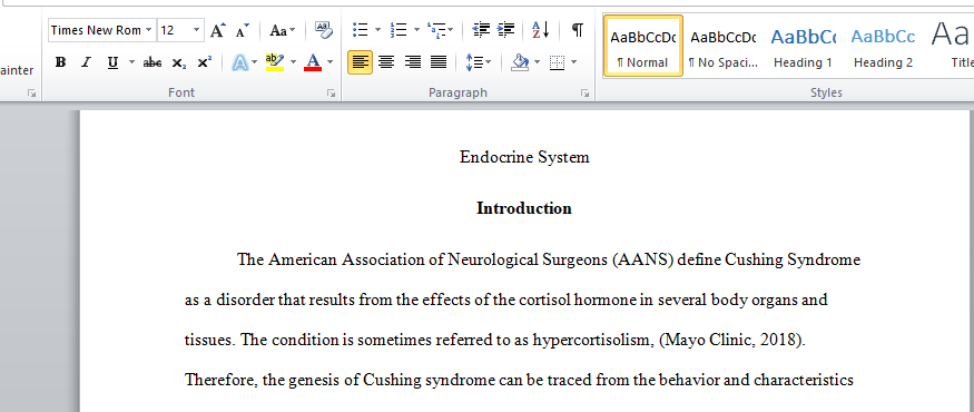 Endocrine System