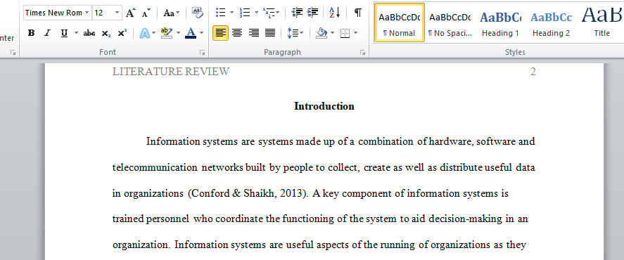 Literature Review