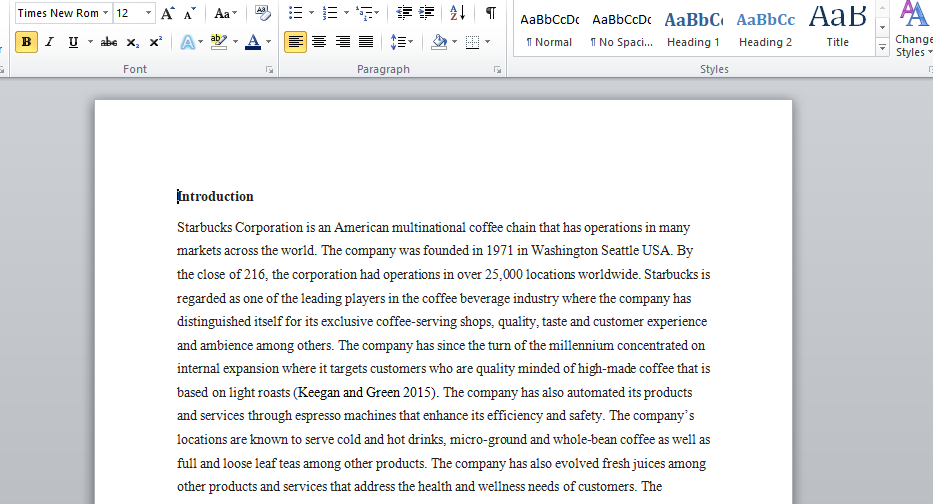 USING EXAMPLE DESCRIBE BUSINESS SUCCESS IN CHINA