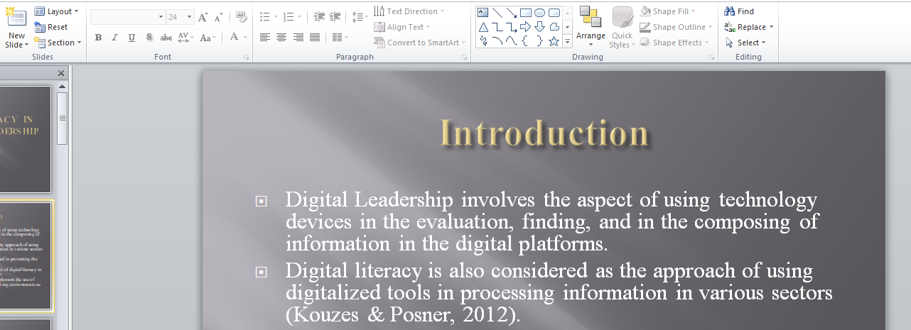 Digital Literacy in Strategic Leadership