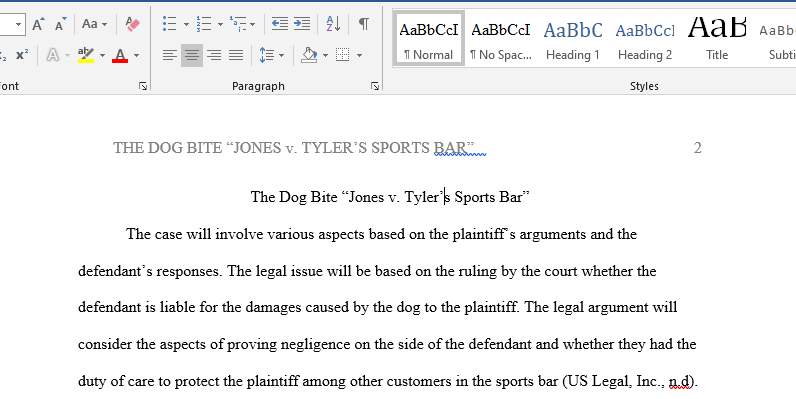 Dogbite case