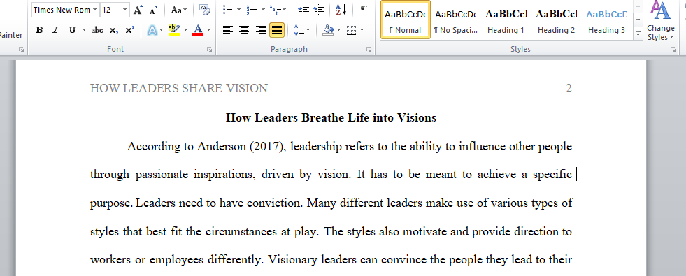 How Leaders Breathe Life into Visions