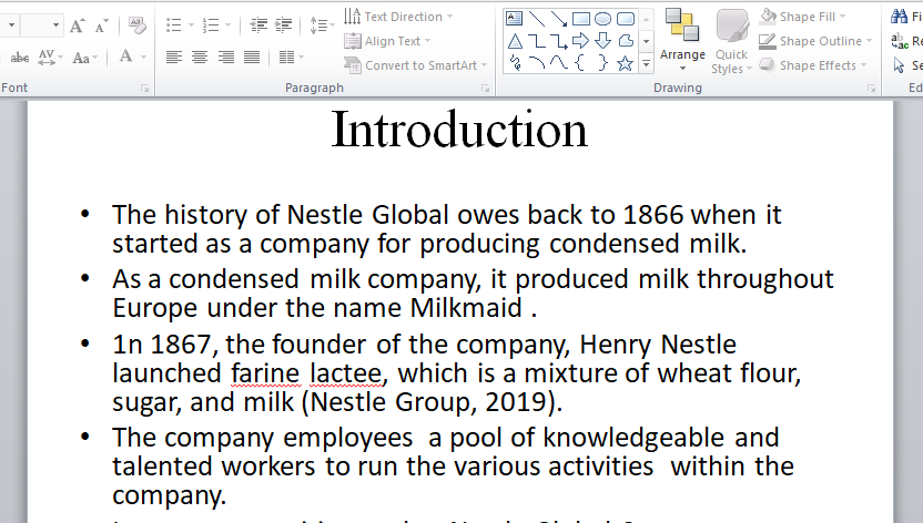 Nestle's E-mail marketing strategy