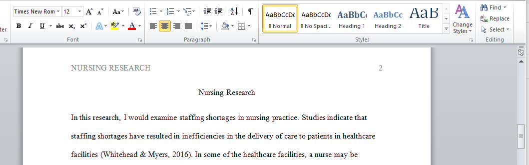 Nursing Research