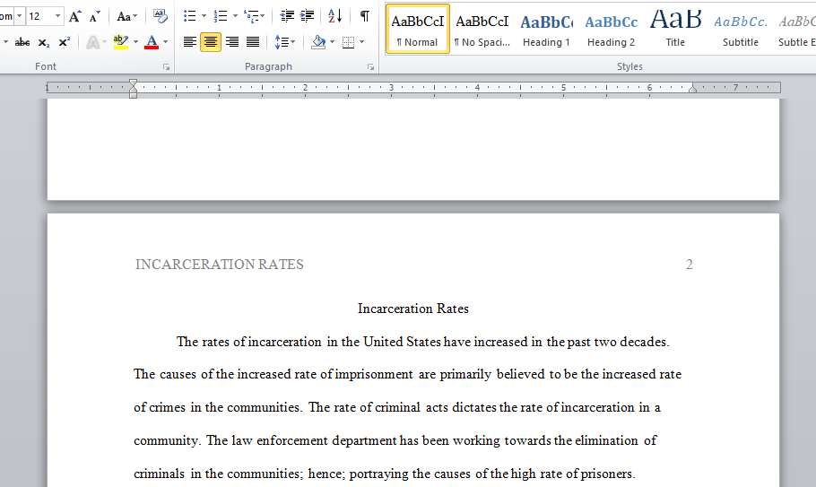 incarceration rates