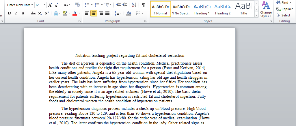 Discuss the fat and cholesterol restriction