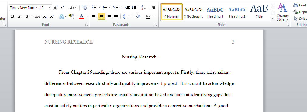 Nursing Research