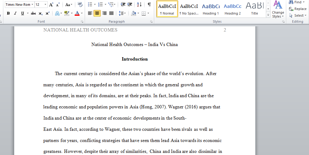 The haves and have nots in india vs china health