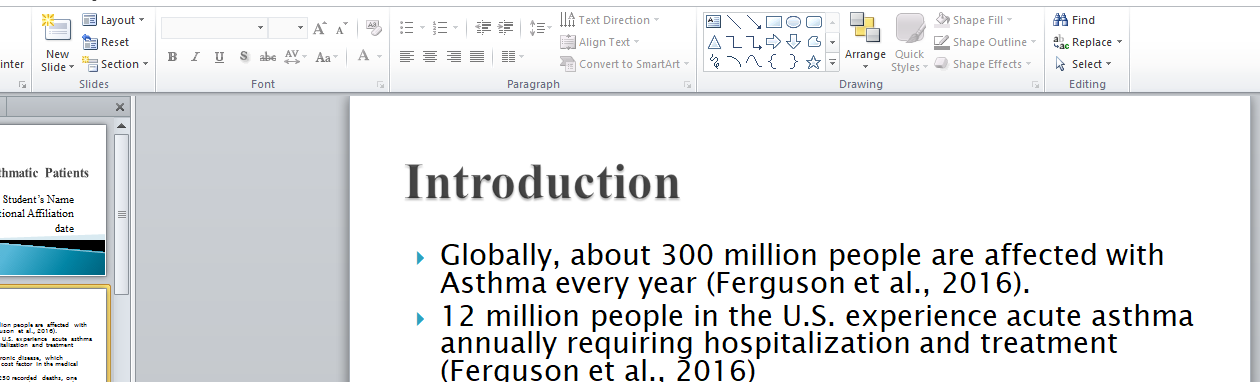 Treating Asthmatic Patients