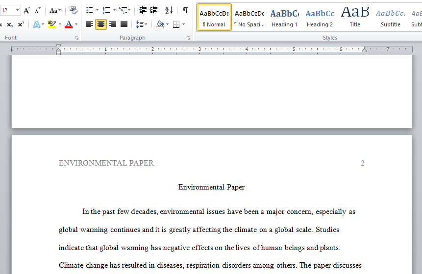 environmental paper