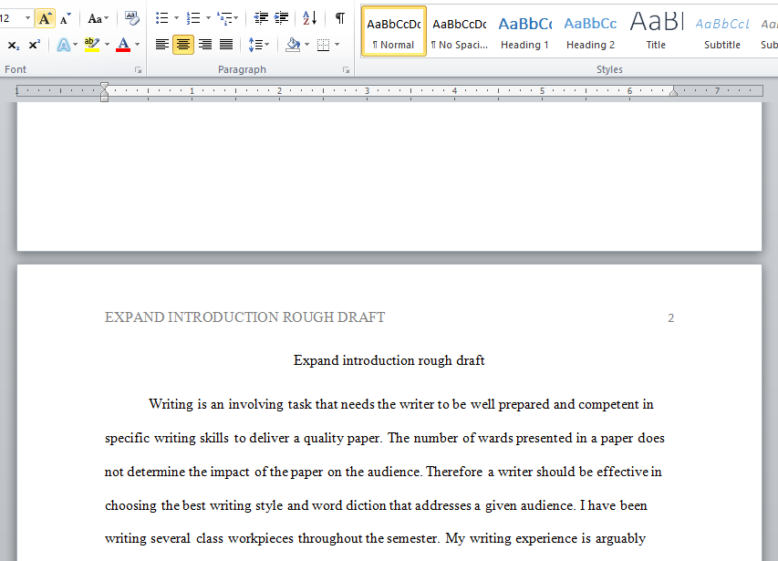 expand introduction rough draft