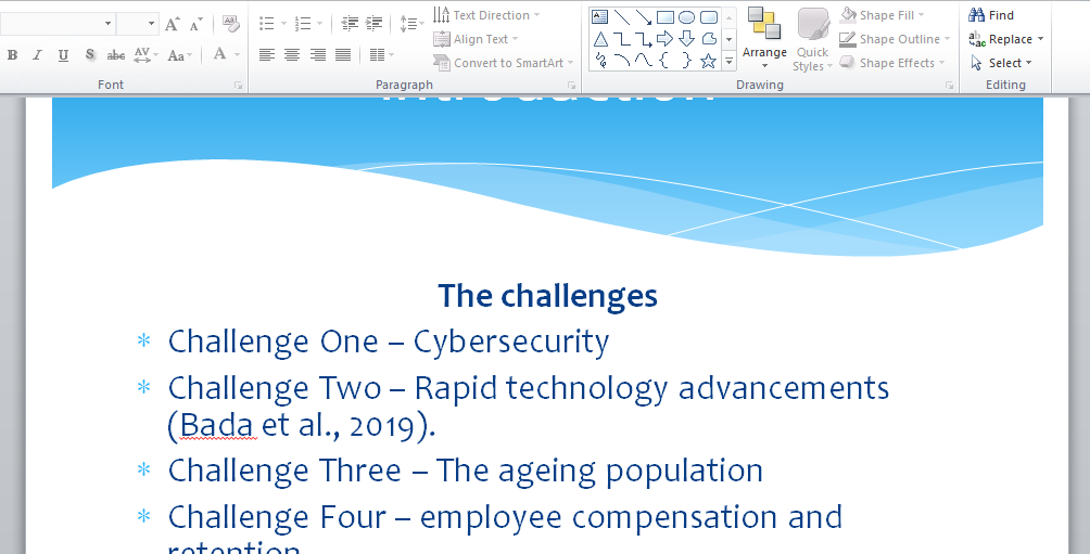 five biggest challenges over the next 20 years
