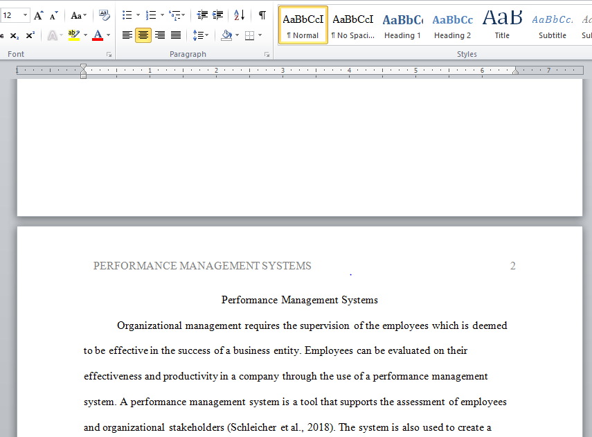 performance management systems