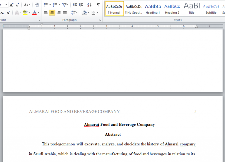 Almarai competitive advantage picture