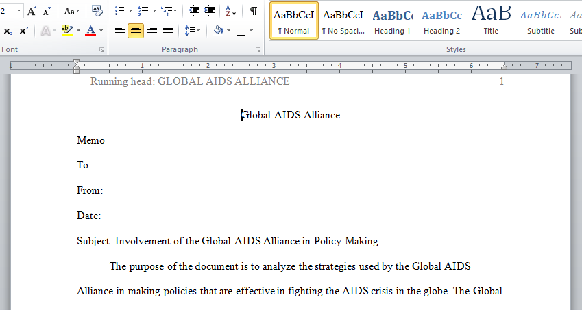 global AIDS Alliance