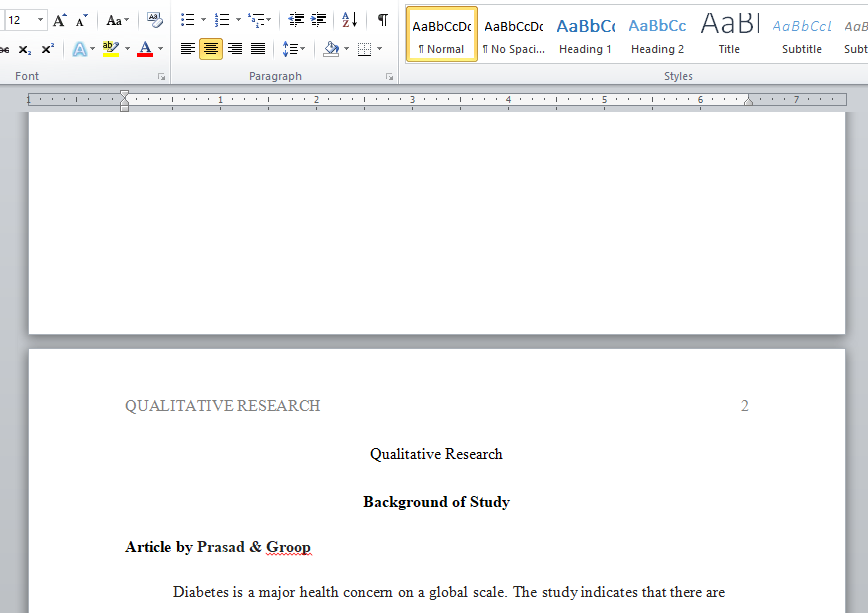 qualitative research