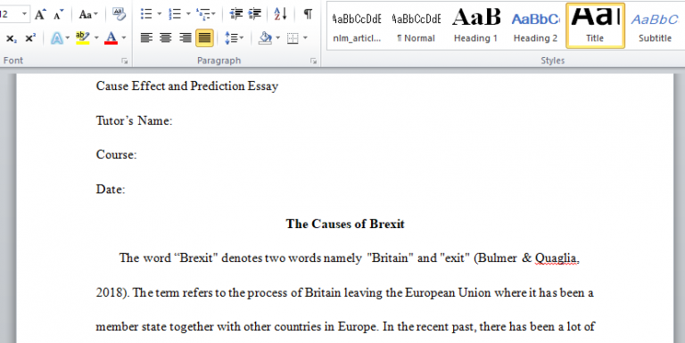 Brexit essay example picture