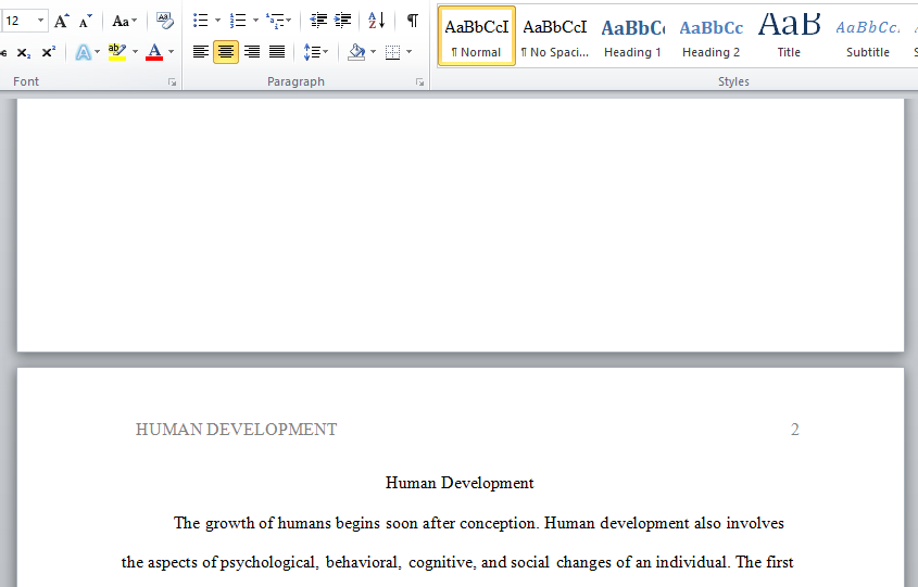 human development