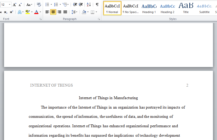 internet of things IOT