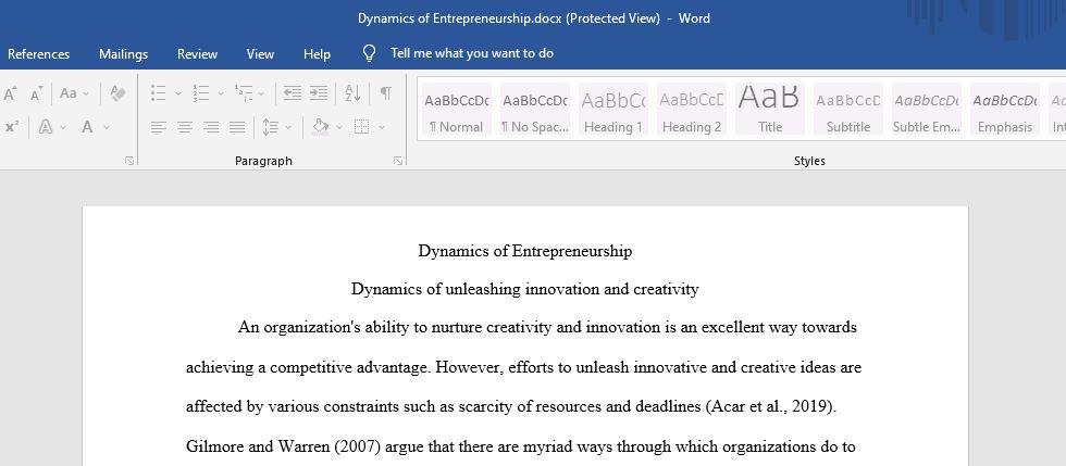 Describe the dynamics of unleashing innovation and creativity