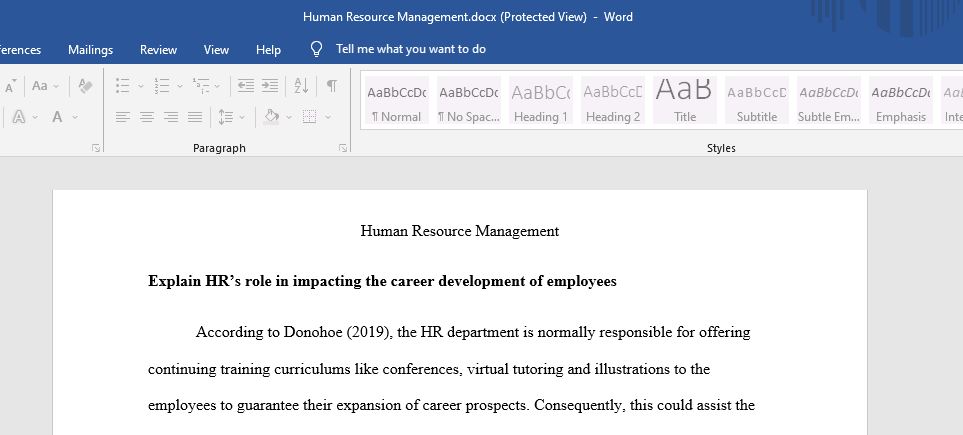 Human Resource Management