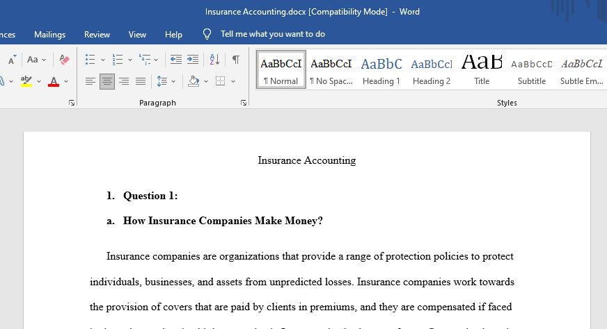 Insurance companies are organizations that provide a range of  protection policies to protect individuals, businesses, and assets from unpredicted losses.