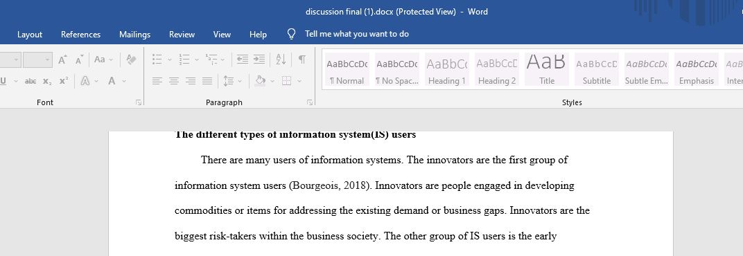  Importance of information systems 