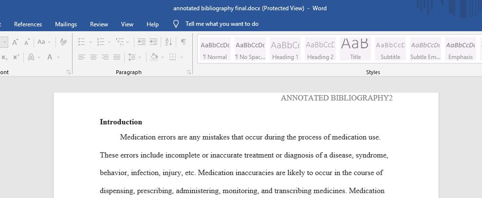 Medication errors