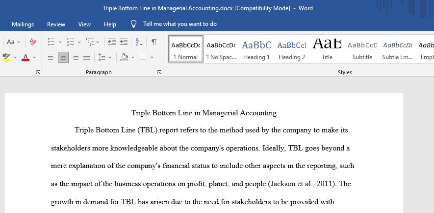 Define triple bottom line reporting and expand on its importance in management’s reports to shareholders.