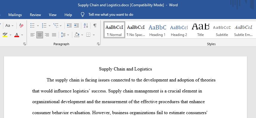 esearch a current event regarding supply chain and logistics legal considerations. After reading through the event, provide a summary.