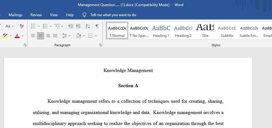 Describe how valuable individual, group and organizational knowledge is managed throughout the knowledge management cycle.