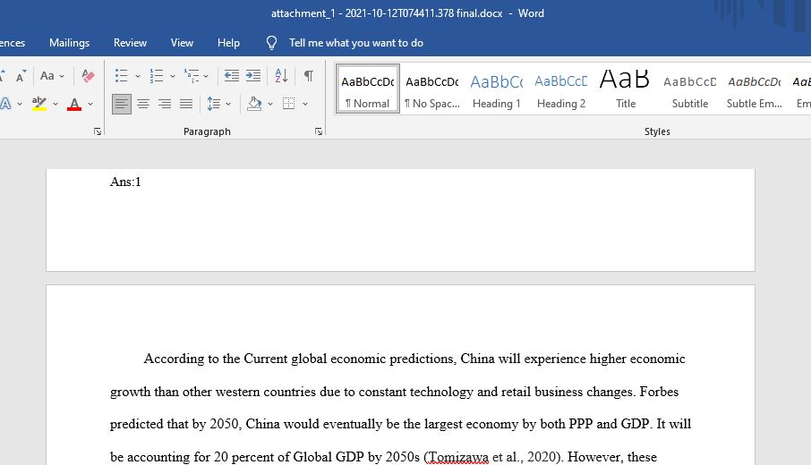 Will China maintain its strong economic growth in the years to come? Some suggest it will be until 2050. What do you think? 